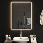 Vidaxl badkamerspiegel led 60x80 cm