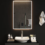 Vidaxl badkamerspiegel led 60x90 cm