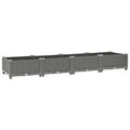 Vidaxl plantenbak verhoogd 160x40x23 cm polypropeen