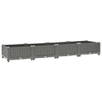 Vidaxl plantenbak verhoogd 160x40x23 cm polypropeen