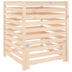 Vidaxl compostbak 82,5x82,5x99,5 cm massief grenenhout