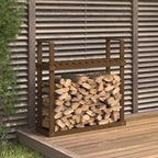 Vidaxl haardhoutrek 110x35x108,5 cm massief grenenhout honingbruin