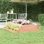Vidaxl plantenbak 110x110x27 cm massief douglashout