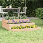 Vidaxl plantenbak 78x78x27 cm massief grenenhout