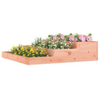 Vidaxl plantenbak 107x107x27 cm massief douglashout
