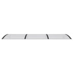 Vidaxl deurluifel 300x100 cm polycarbonaat zwart