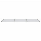 Vidaxl deurluifel 300x100 cm polycarbonaat grijs