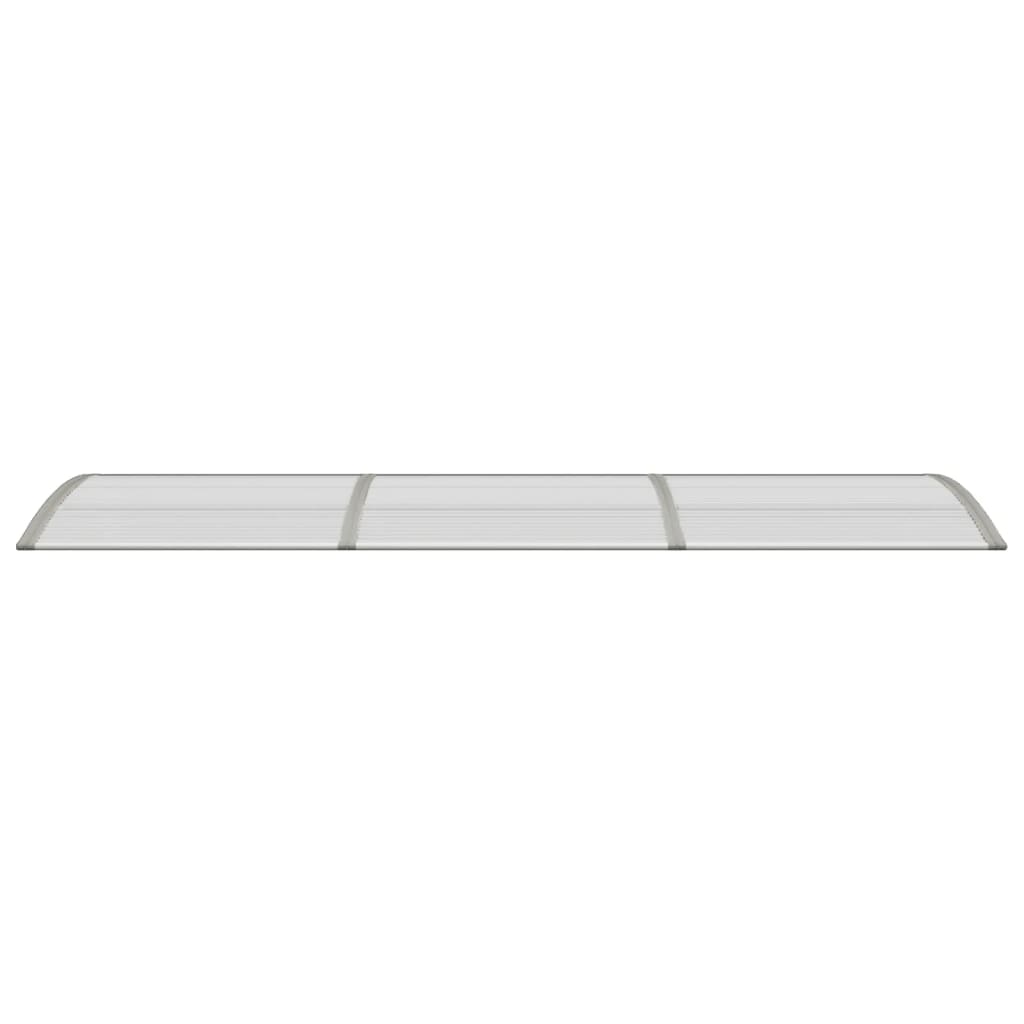Vidaxl deurluifel 300x75 cm polycarbonaat grijs