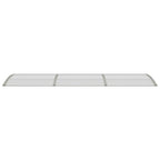 Vidaxl deurluifel 300x75 cm polycarbonaat grijs