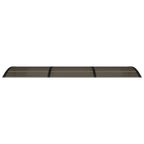 Vidaxl deurluifel 300x75 cm polycarbonaat zwart