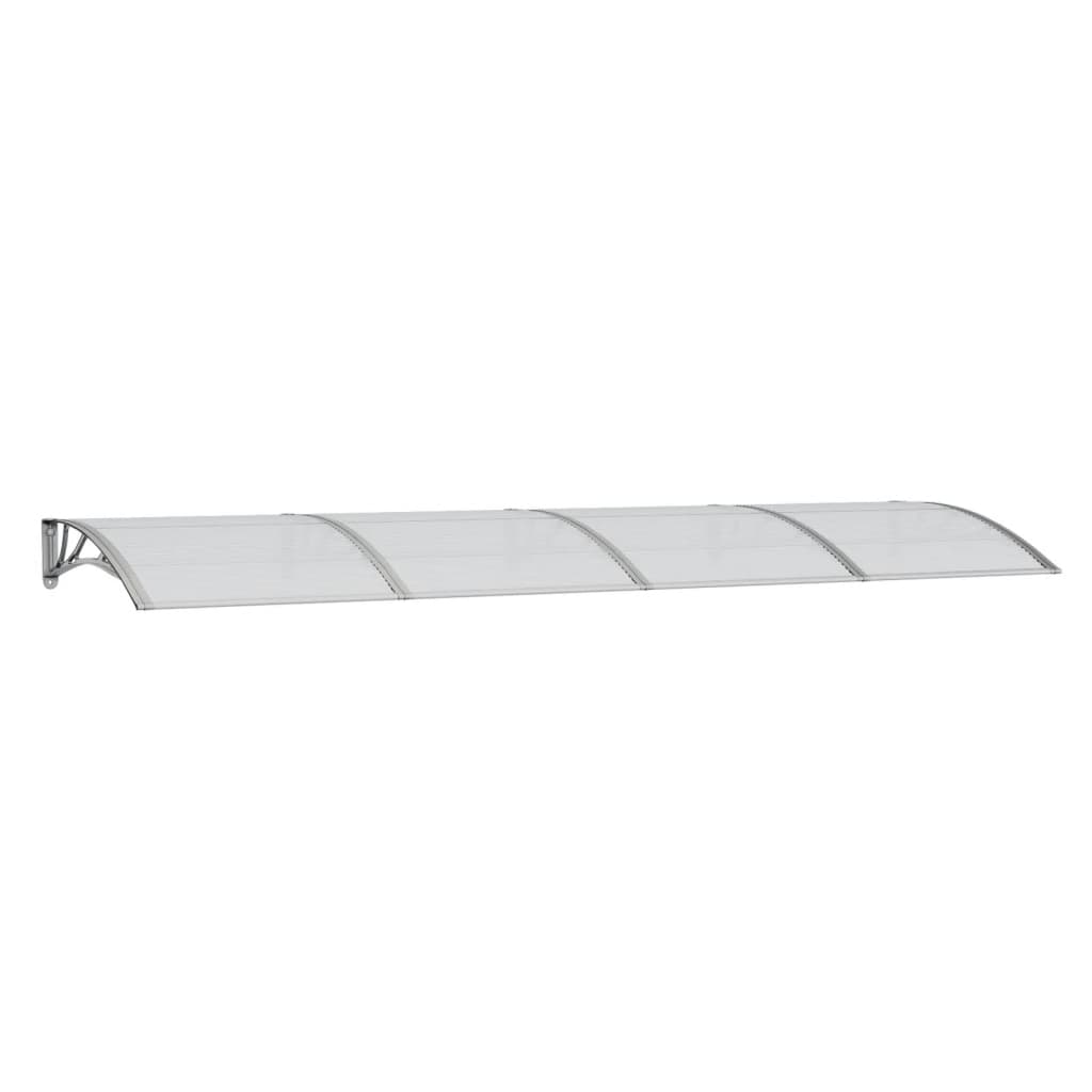 Vidaxl deurluifel grijs 350x100 cm polycarbonaat