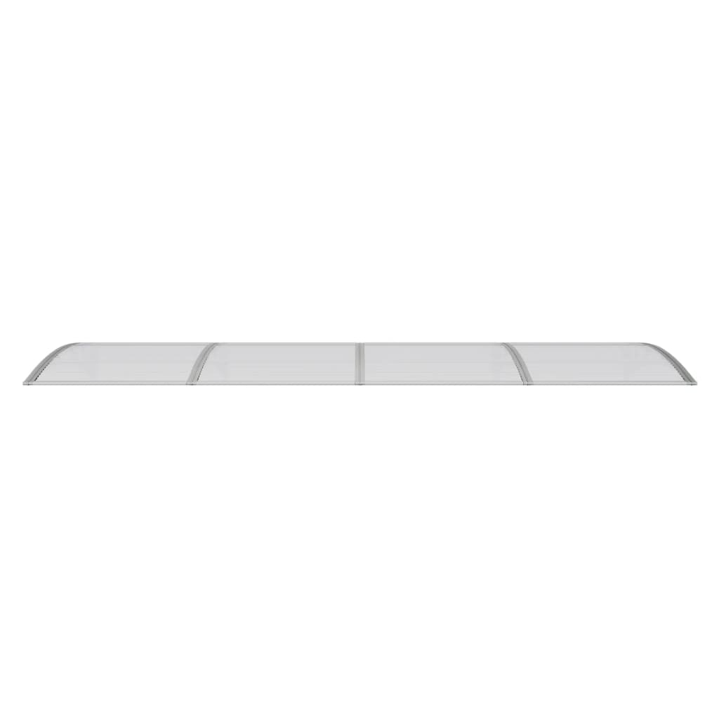 Vidaxl deurluifel grijs 350x100 cm polycarbonaat