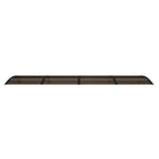 Vidaxl deurluifel zwart 350x100 cm polycarbonaat