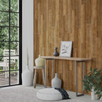 Vidaxl wandpanelen houtlook 2,06 m² pvc bruin