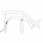 VidaXL Kerstfiguur rendier 3 st 73x31x45 cm warmwit