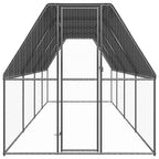 VidaXL Buitenhok voor kippen 2x8x2 m gegalvaniseerd staal