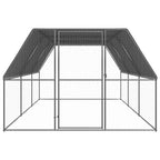VidaXL Buitenhok voor kippen 3x6x2 m gegalvaniseerd staal