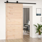 Vidaxl schuifdeur 100x1,8x204,5 cm massief grenenhout