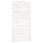 VidaXL Schuifdeur 100x1,8x204,5 cm massief grenenhout wit