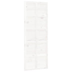 VidaXL Schuifdeur 80x1,8x214 cm massief grenenhout wit