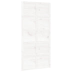 VidaXL Schuifdeur 100x1,8x214 cm massief grenenhout wit