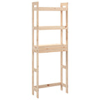 Vidaxl toiletrek 63x26x171 cm massief grenenhout