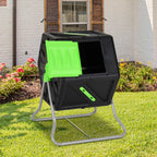 Vidaxl composteertrommel 105 l 60x58x74 cm polypropeen