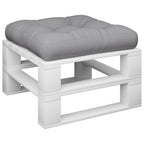 Vidaxl palletkussen 50x50x12 cm stof grijs