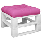 Vidaxl palletkussen 50x50x12 cm stof roze