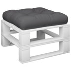 Vidaxl palletkussen 60x60x12 cm stof antracietkleurig