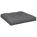 Vidaxl palletkussen 70x70x12 cm stof antracietkleurig