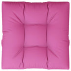 Vidaxl palletkussen 80x80x12 cm stof roze