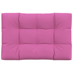 Vidaxl palletkussen 120x80x12 cm stof roze