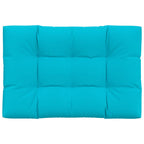 Vidaxl palletkussen 120x80x12 cm stof turquoise