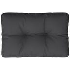 Vidaxl palletkussen 50x40x12 cm stof zwart