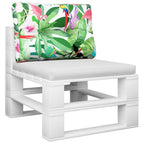 Vidaxl palletkussen 50x40x12 cm stof meerkleurig
