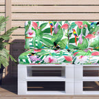 Vidaxl palletkussen 50x40x12 cm stof meerkleurig