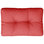 Vidaxl palletkussen 60x40x12 cm stof rood