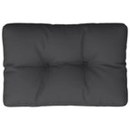 Vidaxl palletkussen 60x40x12 cm stof zwart