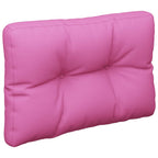 Vidaxl palletkussens 60x40x12 cm stof roze