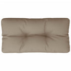 Vidaxl palletkussen 70x40x12 cm stof taupe