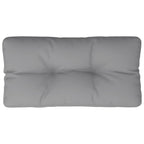 Vidaxl palletkussen 80x40x12 cm stof grijs