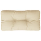 Vidaxl palletkussen 80x40x12 cm stof beige