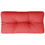 Vidaxl palletkussen 80x40x12 cm stof rood