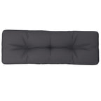 Vidaxl palletkussen 120x40x12 cm stof antracietkleurig