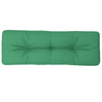 Vidaxl palletkussen 120x40x12 cm stof groen