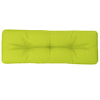 Vidaxl palletkussen 120x40x12 cm stof heldergroen