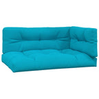 VidaXL Palletkussens 3 st stof  turquoise