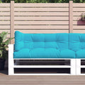 VidaXL Palletkussens 3 st stof  turquoise