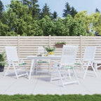 Vidaxl tuinstoelkussens 4 st 40x40x4 cm stof meerkleurig
